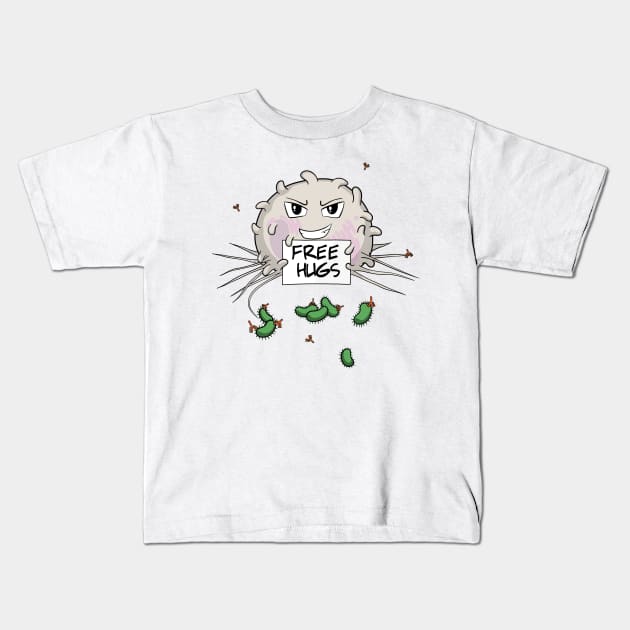 Macrophage Kids T-Shirt by Andropov